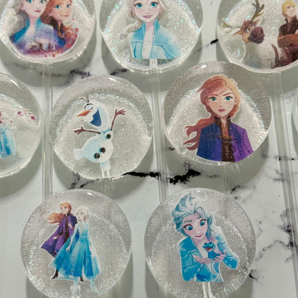 Pirulito de Cristal Frozen 2