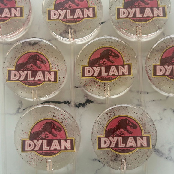 Pirulito de Cristal Dinossauro - Jurassic Park