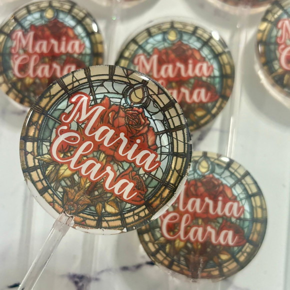 Pirulito de Cristal Personalizado a Bela e a Fera - Imagem 4