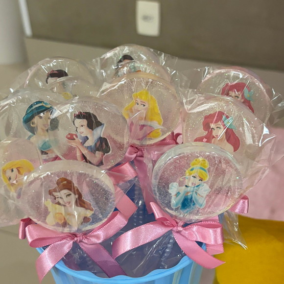 Pirulito de Cristal Princesas