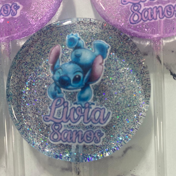 Pirulito de Cristal Lilo e Stitch