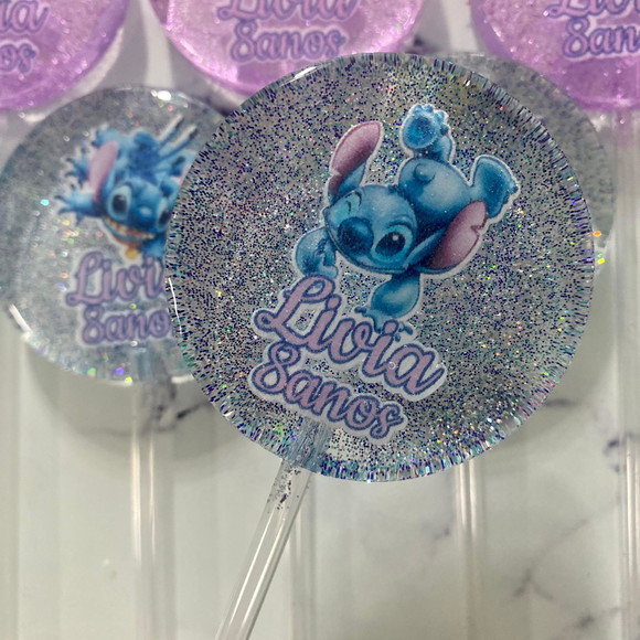 Pirulito de Cristal Lilo e Stitch - Imagem 3