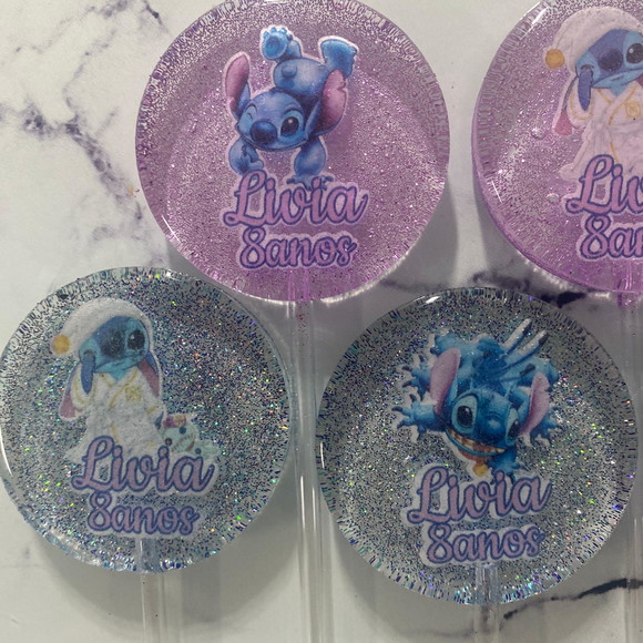 Pirulito de Cristal Lilo e Stitch - Imagem 4