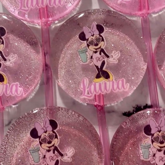 Pirulito de Cristal Minnie Pool Party