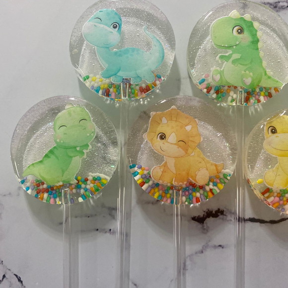 Pirulito de Cristal Dino Baby