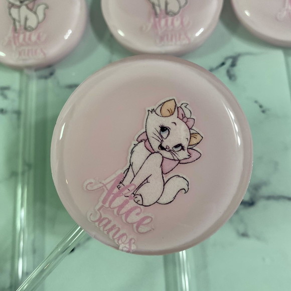 Pirulito de Cristal Gatinha Marie