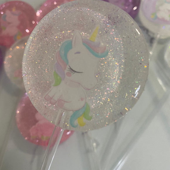Pirulito de Cristal Unicórnio