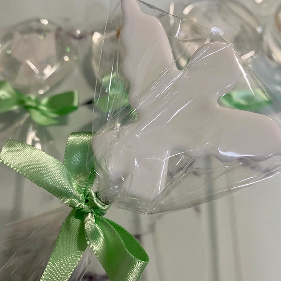 Pirulito de Cristal Batizado Anjinho - Imagem 2