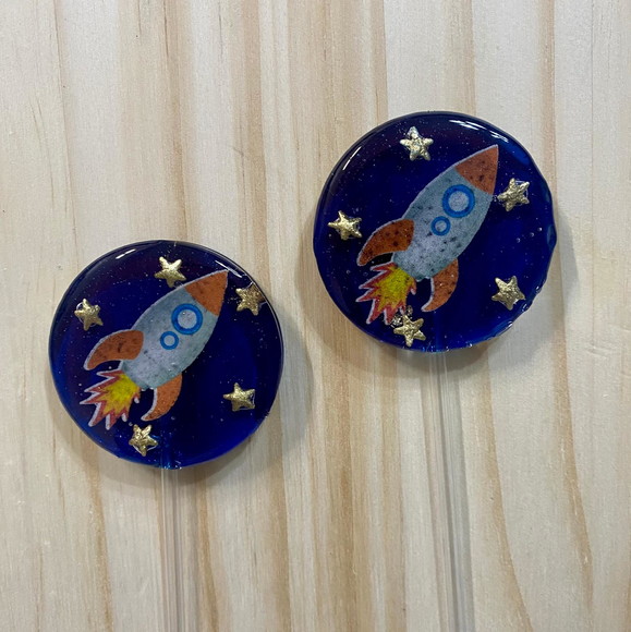 Pirulito de Cristal Astronauta