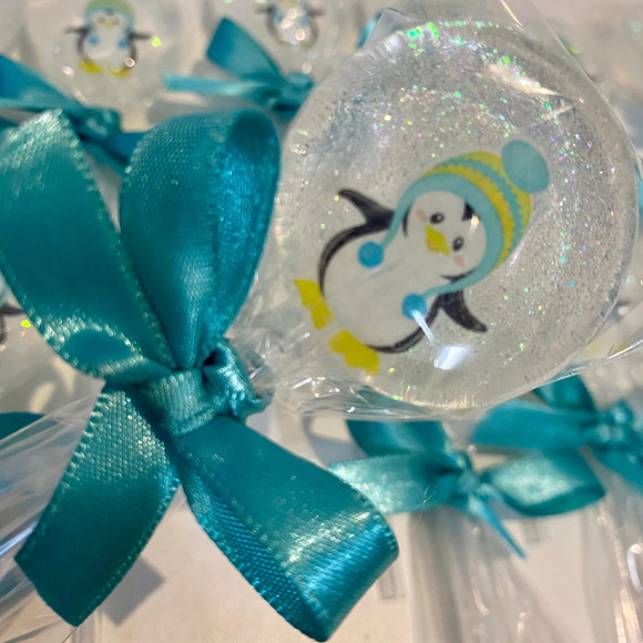 Pirulito de Cristal Pinguim (mini)