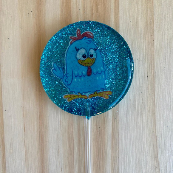 Pirulito de Cristal Galinha Pintadinha
