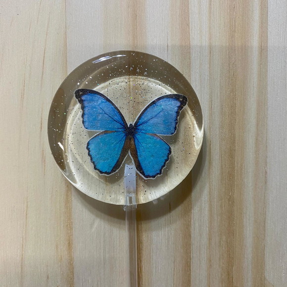 Pirulito de Cristal Borboleta
