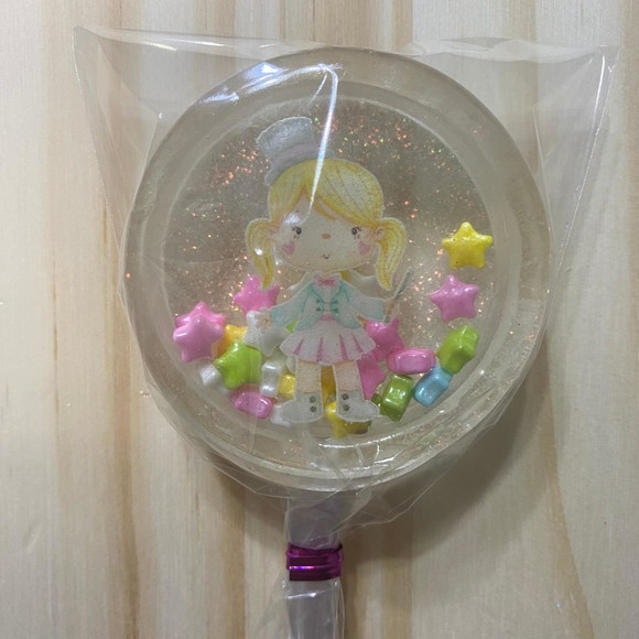 Pirulito de Cristal Chocalho Circo