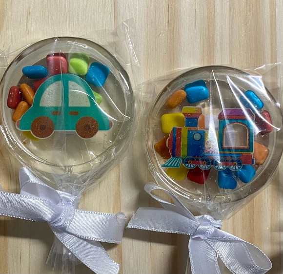 Pirulito de Cristal Chocalho Brinquedos