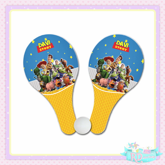 Raquete Ping Pong Toy Story