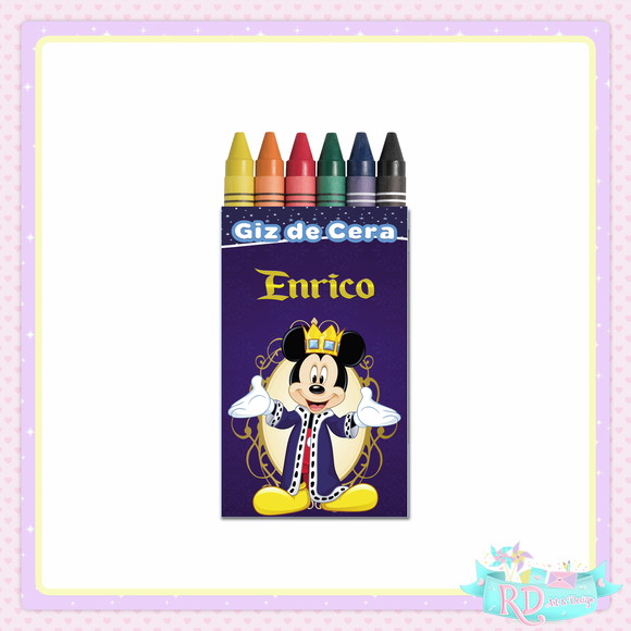 Giz de Cera Mickey Realeza