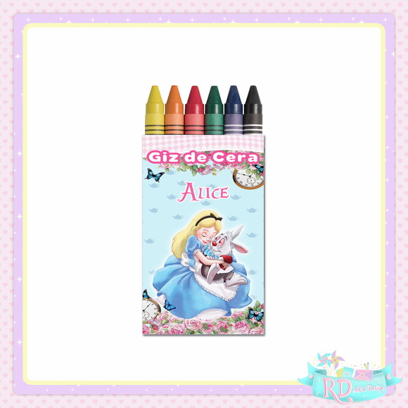 Giz de Cera Alice no País das Maravilhas