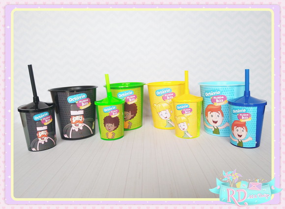 Kit Baldinho e Copo Shake Mundo Bita