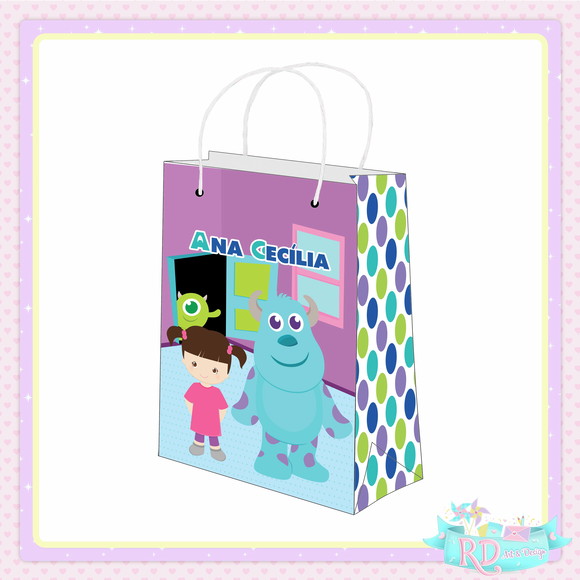 Sacolinha Personalizada Monstros SA