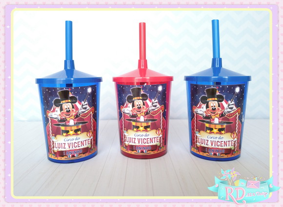 Copo Shake Circo do Mickey