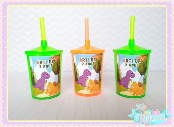 Copo Shake Dinossauro Cute