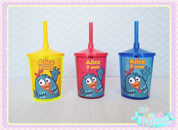 Copo Shake Galinha Pintadinha