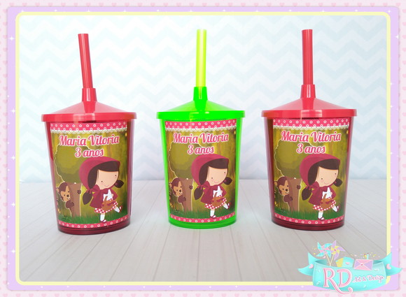 Copo Shake Chapeuzinho Vermelho