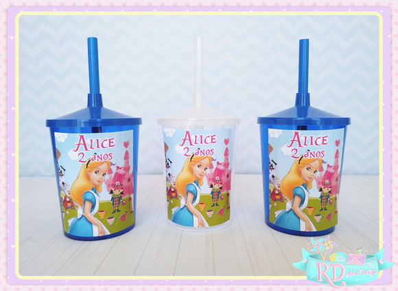 Copo Shake Alice no País das Maravilhas