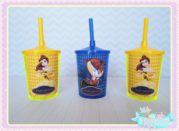 Copo Shake A Bela e a Fera