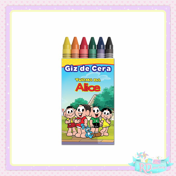Giz de Cera Turma da Mônica