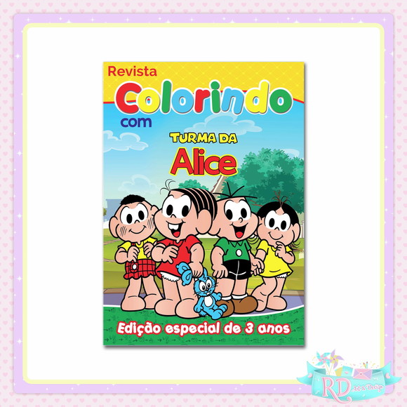 Livrinho de Colorir Turma da Mônica