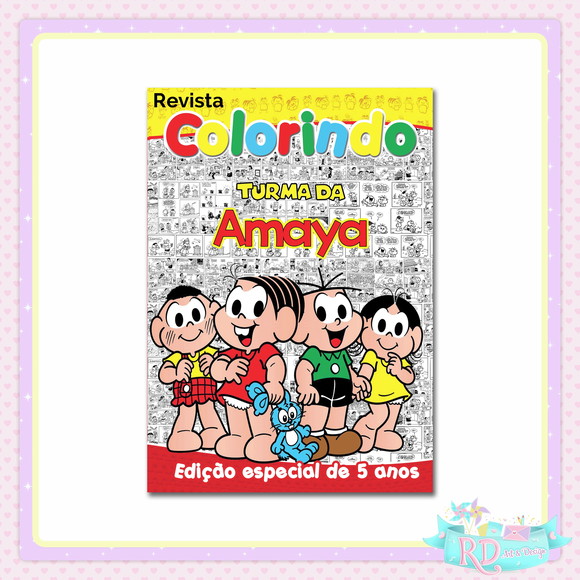 Livrinho de Colorir Turma da Mônica