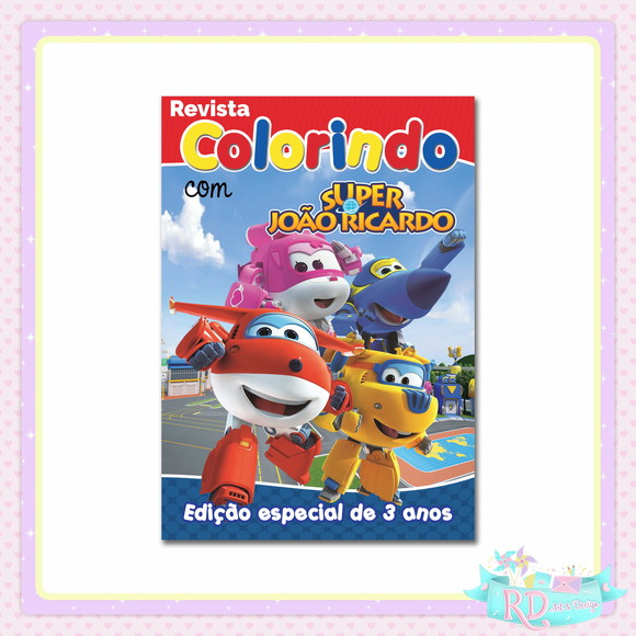 Livrinho de Colorir Super Wings