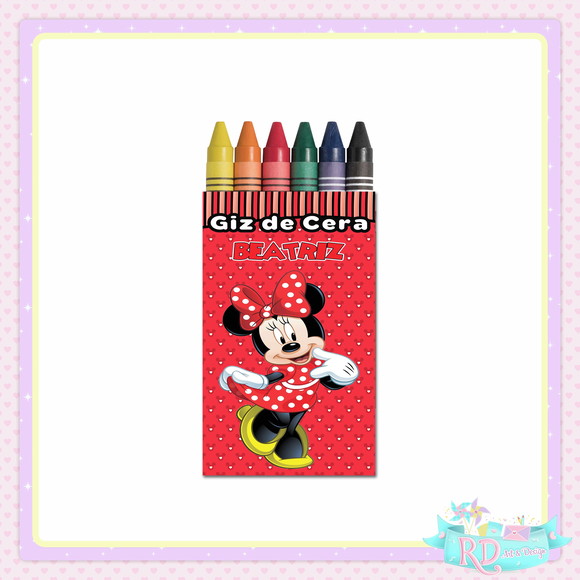 Giz de Cera Minnie Vermelha