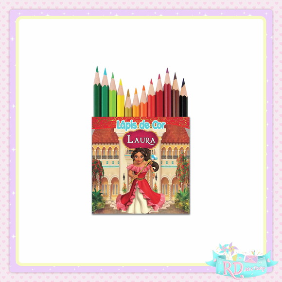 Mini Lápis de Cor Elena de Avalor