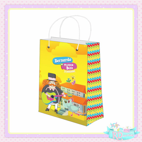 Sacolinha Personalizada Fazendinha do Bita