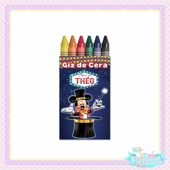 Giz de Cera Circo do Mickey