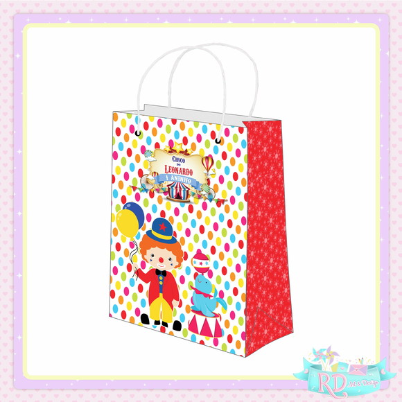 Sacolinha Personalizada Circo