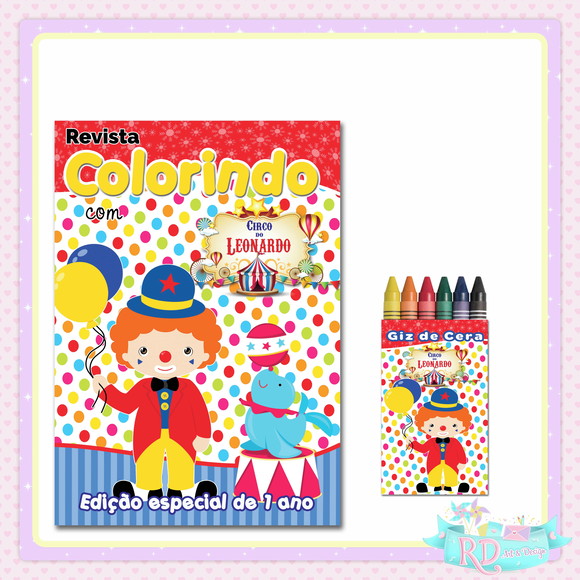 Kit Colorir Circo