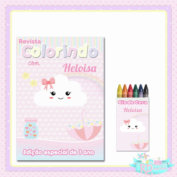 Kit Colorir Chuva de Benção