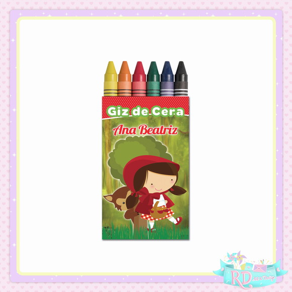 Giz de Cera Chapeuzinho Vermelho