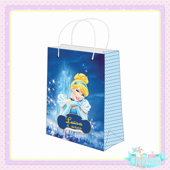 Sacolinha Personalizada Cinderela