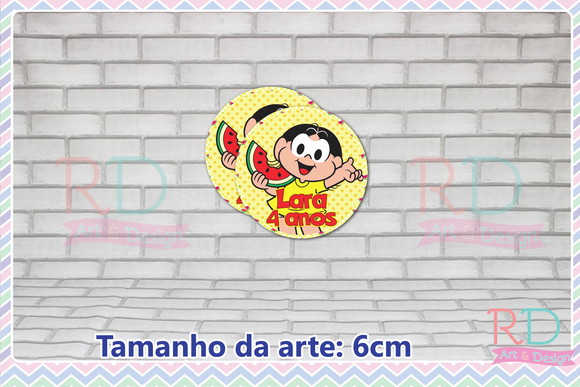Rótulo Água tipo Ouro Fino Magali
