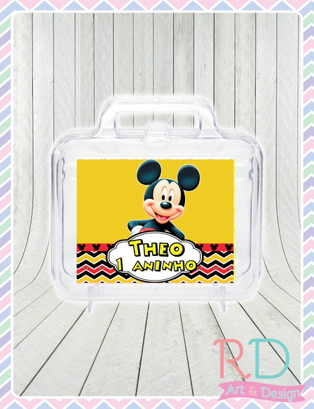 Maletinha Acrílica Mickey