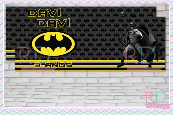 Rótulo Lata Leite 800g Batman