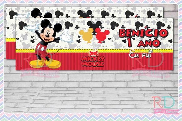 Rótulo Lata Leite 400g Mickey