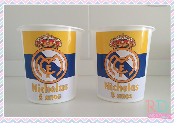 Baldinho de Pipoca Real Madrid