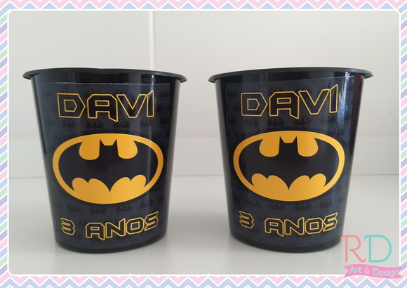 Baldinho de Pipoca Batman