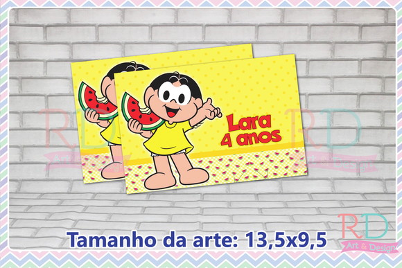 Rótulo Pipoca Magali
