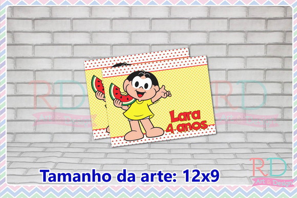 Rótulo Marmitinha Magali